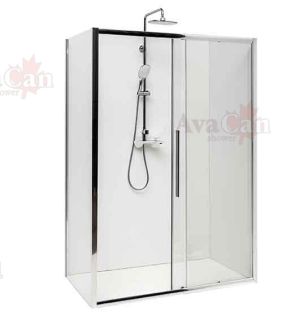 Душевой уголок AvaCan FС 160-180 + SС100 хром